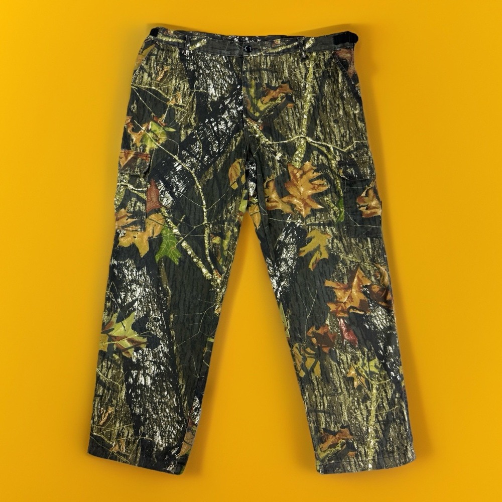 Mossy Oak Break-Up Camo Cargo Pants Mens XL Hunting Tactical Outdoor 40x32